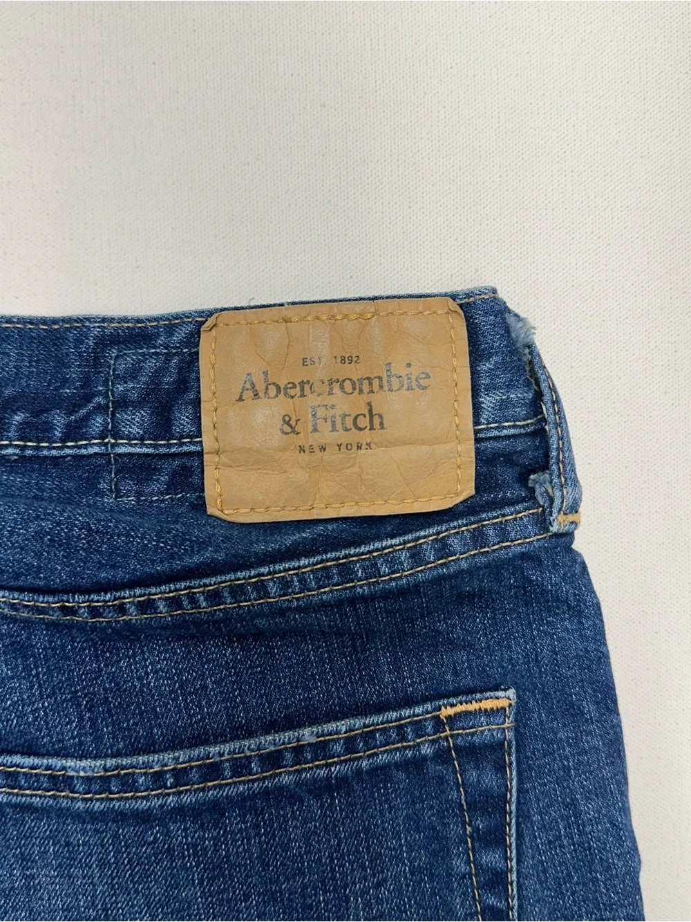 Vintage Abercrombie & Fitch Kilburn Low Rise Boot Blue Jeans Men’s 34X34 Y2K